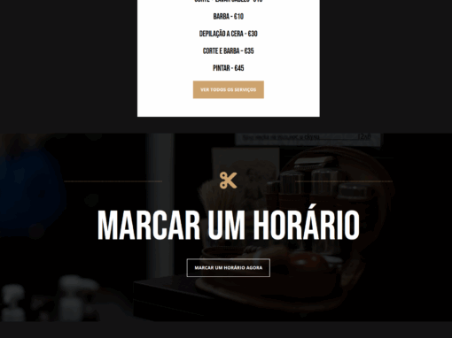 Barbershop Website — Modern Booking Experience